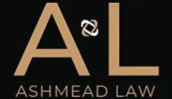 A logo of ashmead law firm